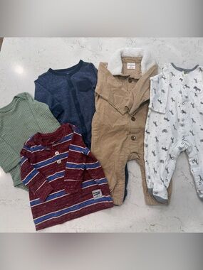 Mixed Baby Clothing Bundle - Neutral & Earth Tones